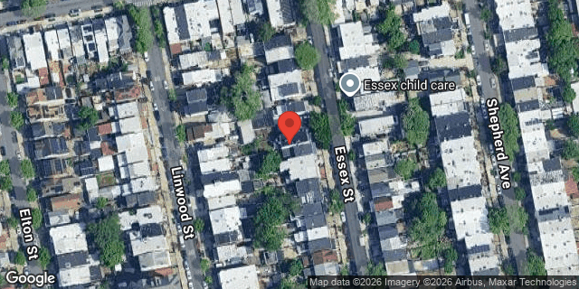 Aerial map of 96 ESSEX STREET, Brooklyn