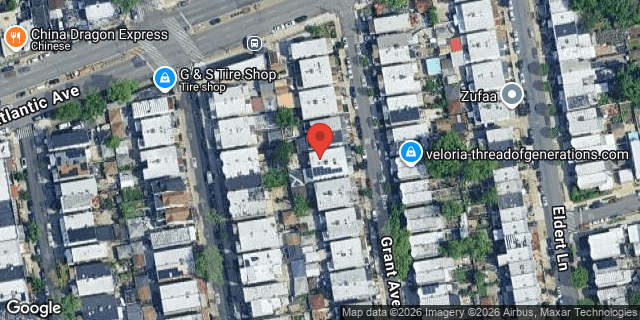 Aerial map of 346 GRANT AVENUE, Brooklyn