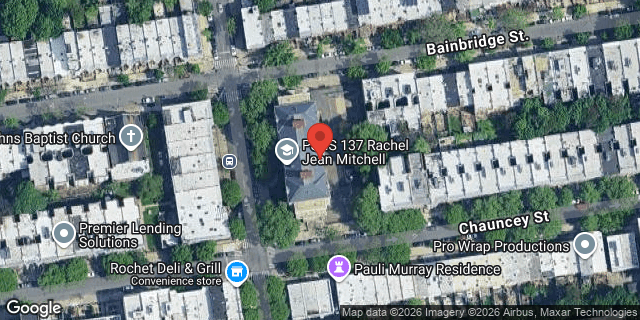 Aerial map of 121 SARATOGA AVENUE, Brooklyn