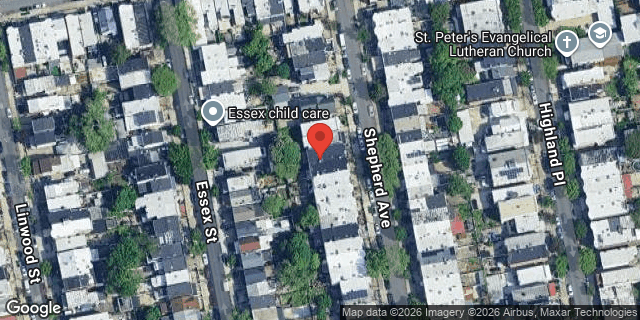 Aerial map of 106 SHEPHERD AVENUE, Brooklyn