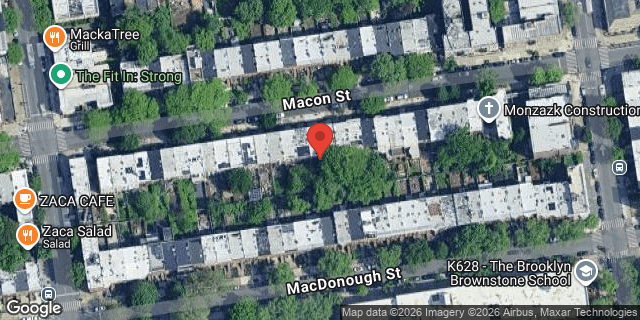 Aerial map of 358 MACON STREET, Brooklyn