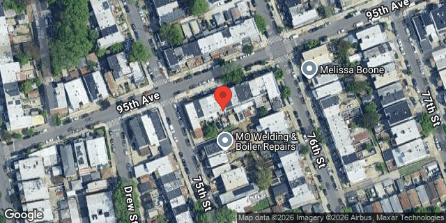 Aerial map of 75-10 95 AVENUE, Queens