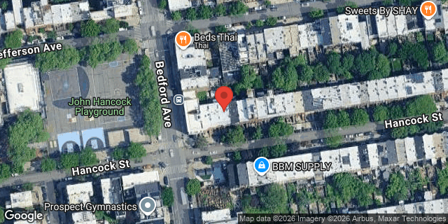 Aerial map of 61 HANCOCK STREET, Brooklyn