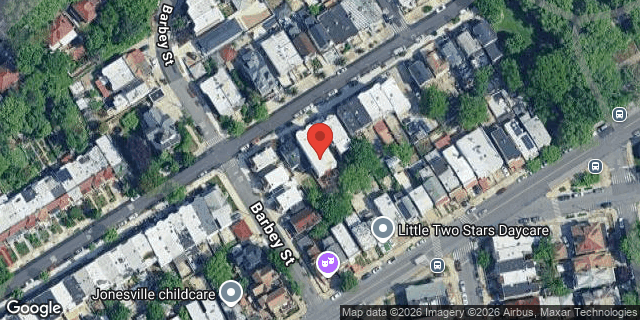 Aerial map of 206 SUNNYSIDE AVENUE, Brooklyn
