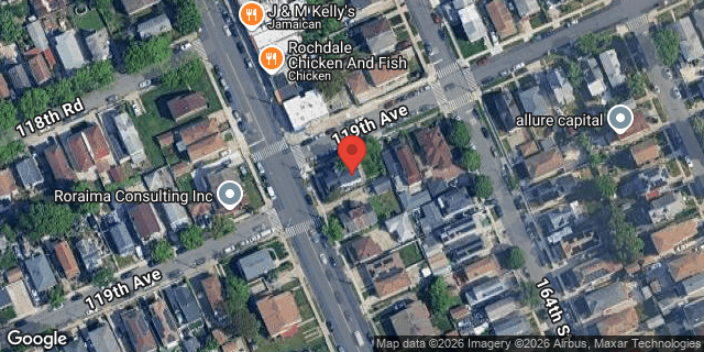 Aerial map of 119-01 GUY R BREWER BLVD, Queens