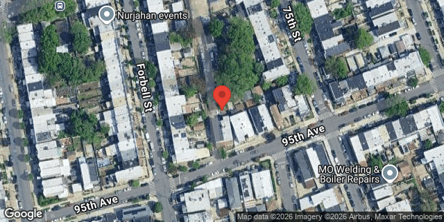 Aerial map of 74-13 95 AVENUE, Queens
