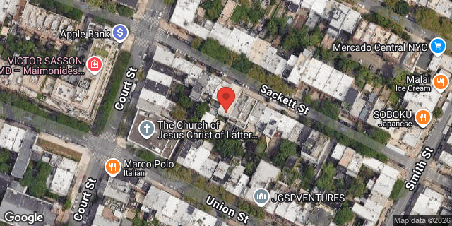 Aerial map of 326 SACKETT STREET, Brooklyn