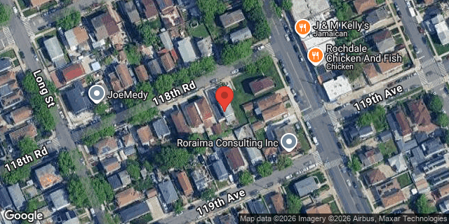 Aerial map of 161-30 118 ROAD, Queens