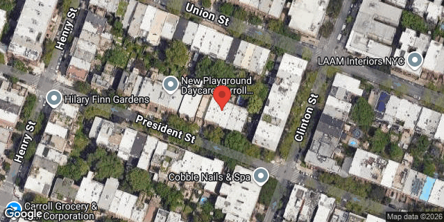 Aerial map of 209 PRESIDENT STREET, Brooklyn