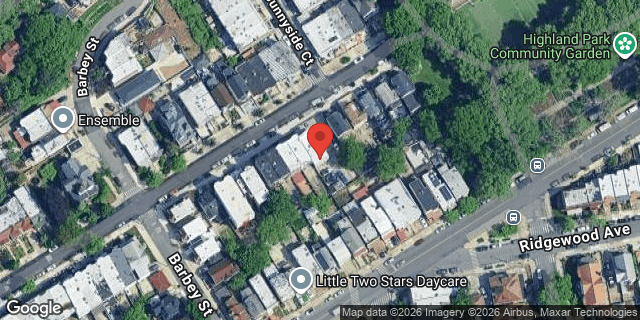 Aerial map of 226 SUNNYSIDE AVENUE, Brooklyn