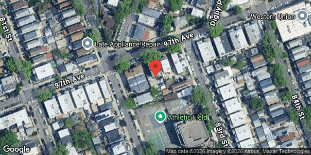 Aerial map of 82-10 97 AVENUE, Queens