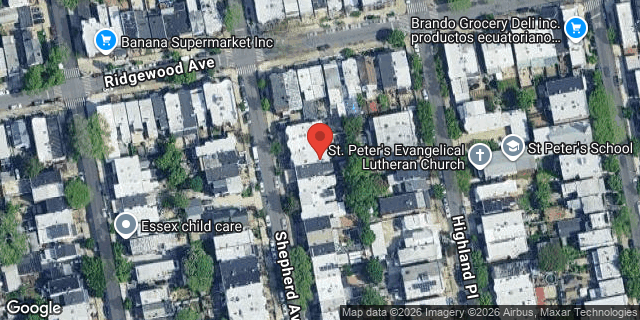 Aerial map of 89 SHEPHERD AVENUE, Brooklyn
