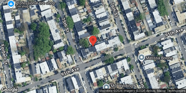 Aerial map of 75-07 95 AVENUE, Queens
