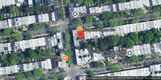 Aerial map of 570 DECATUR STREET, Brooklyn