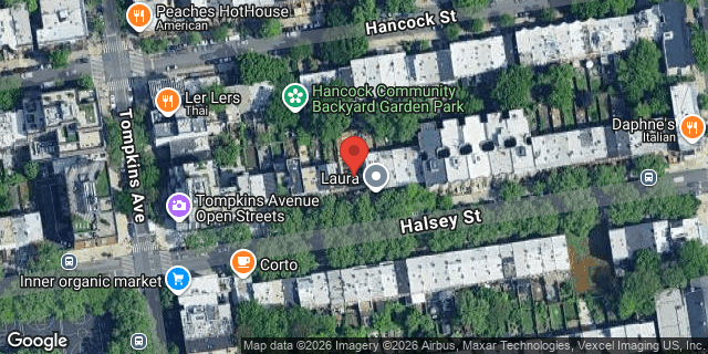 Aerial map of 259 HALSEY STREET, Brooklyn