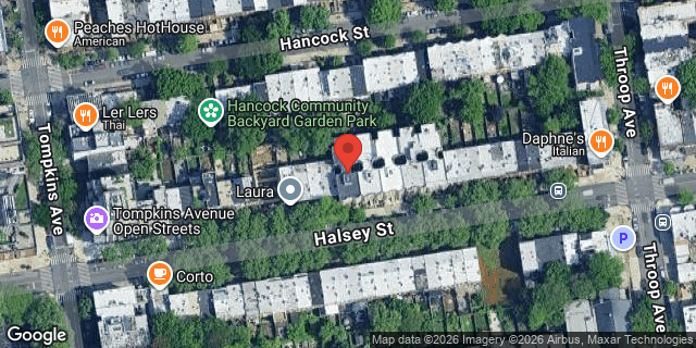 Aerial map of 271 HALSEY STREET, Brooklyn