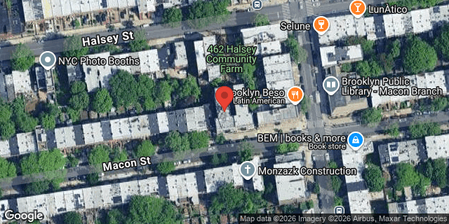 Aerial map of 401 MACON STREET, Brooklyn