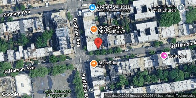 Aerial map of 1183 BEDFORD AVENUE, Brooklyn