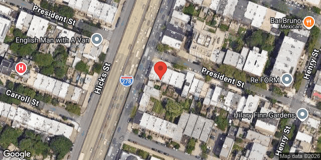 Aerial map of 140 PRESIDENT STREET, Brooklyn