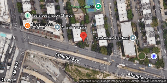 Aerial map of 213 SOUTH OXFORD STREET, Brooklyn