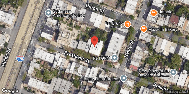 Aerial map of 159 PRESIDENT STREET, Brooklyn