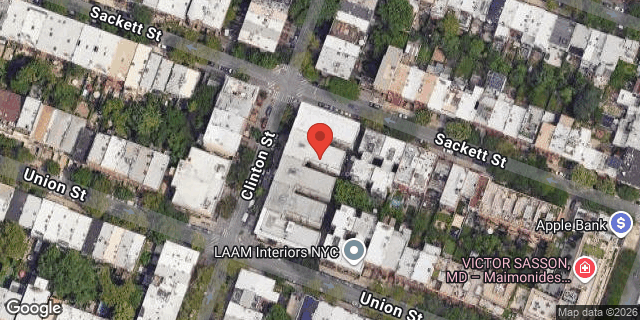 Aerial map of 385 CLINTON STREET, Brooklyn