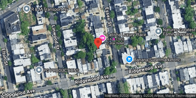 Aerial map of 50 ESSEX STREET, Brooklyn