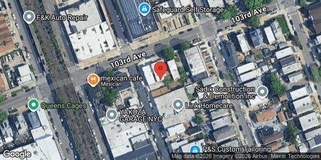 Aerial map of 101-06 103 AVENUE, Queens