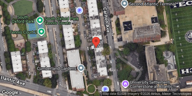 Aerial map of 464 CARLTON AVENUE, Brooklyn