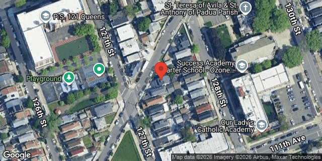 Aerial map of 127-10 HAWTREE CREEK ROAD, Queens