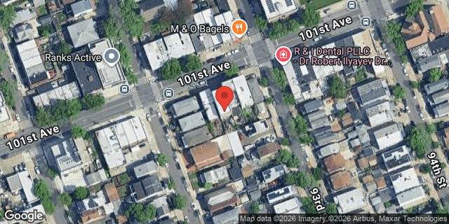 Aerial map of 92-16 101 AVENUE, Queens