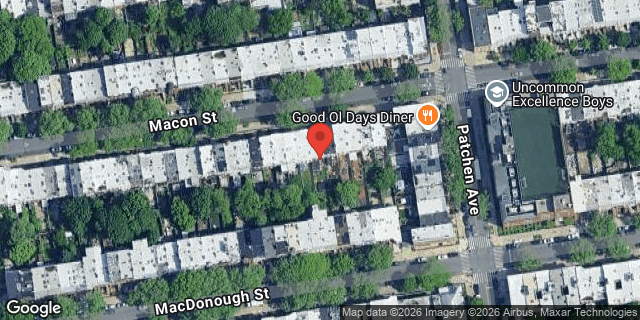 Aerial map of 588 MACON STREET, Brooklyn