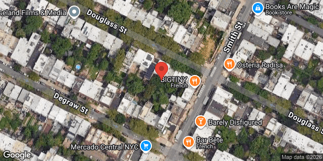 Aerial map of 50 DOUGLASS STREET, Brooklyn