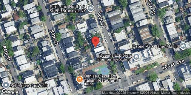 Aerial map of 97-36 90 STREET, Queens
