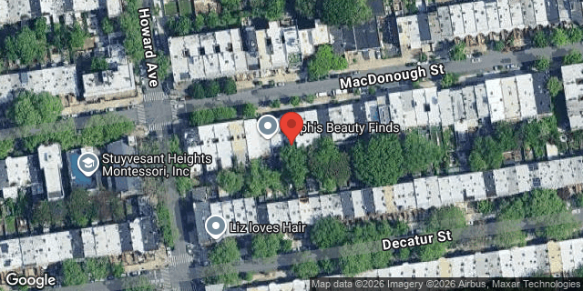 Aerial map of 670 MAC DONOUGH STREET, Brooklyn