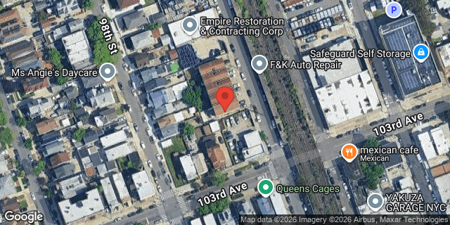Aerial map of 101-58 99 STREET, Queens