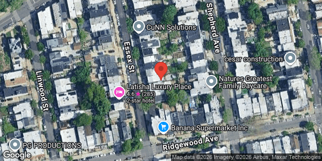 Aerial map of 41 ESSEX STREET, Brooklyn