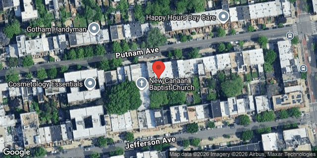 Aerial map of 232A PUTNAM AVENUE, Brooklyn