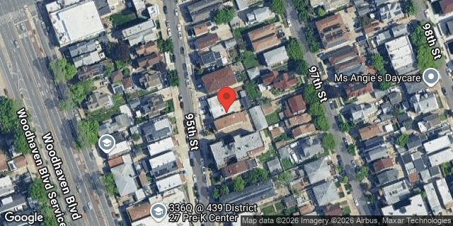 Aerial map of 101-33 95 STREET, Queens