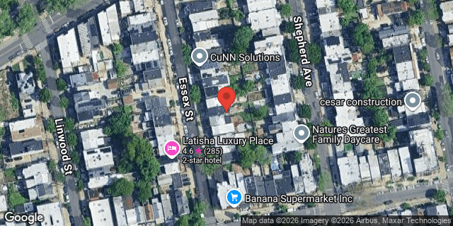 Aerial map of 37 ESSEX STREET, Brooklyn