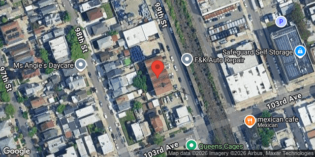 Aerial map of 101-54 99 STREET, Queens