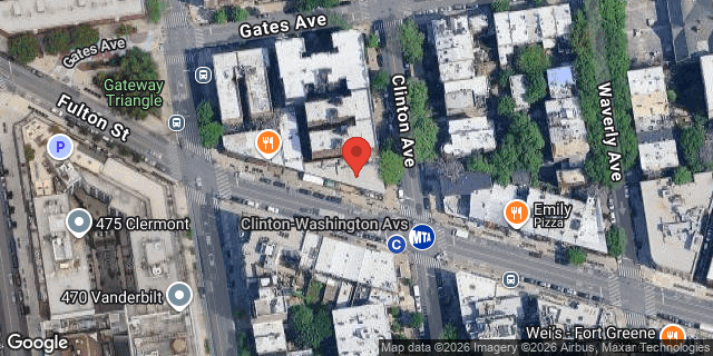 Aerial map of 899 FULTON STREET, Brooklyn