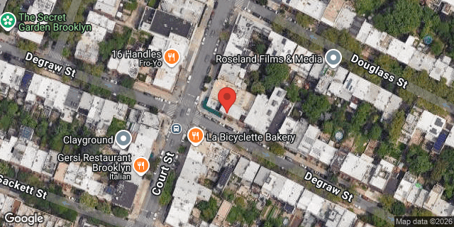Aerial map of 303 COURT STREET, Brooklyn