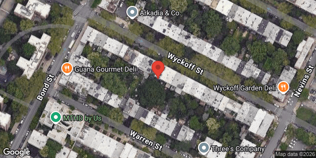 Aerial map of 224 WYCKOFF STREET, Brooklyn