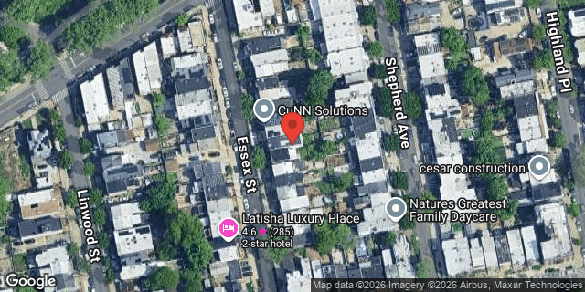 Aerial map of 31 ESSEX STREET, Brooklyn