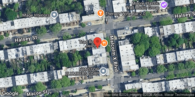 Aerial map of 266 MALCOLM X BOULEVARD, Brooklyn