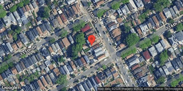Aerial map of 115-62 155 STREET, Queens