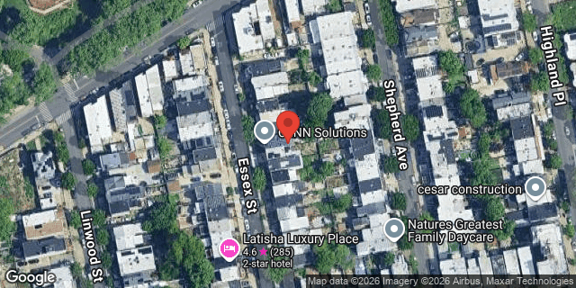 Aerial map of 25 ESSEX STREET, Brooklyn