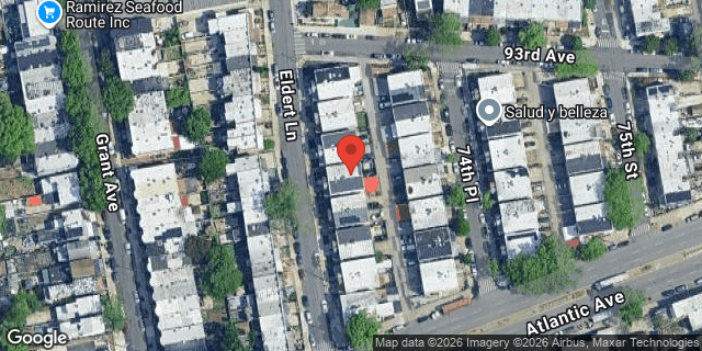 Aerial map of 93-15 ELDERT LANE, Queens