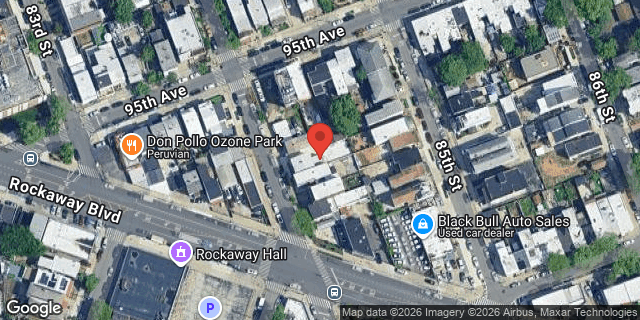Aerial map of 95-13 84 STREET, Queens